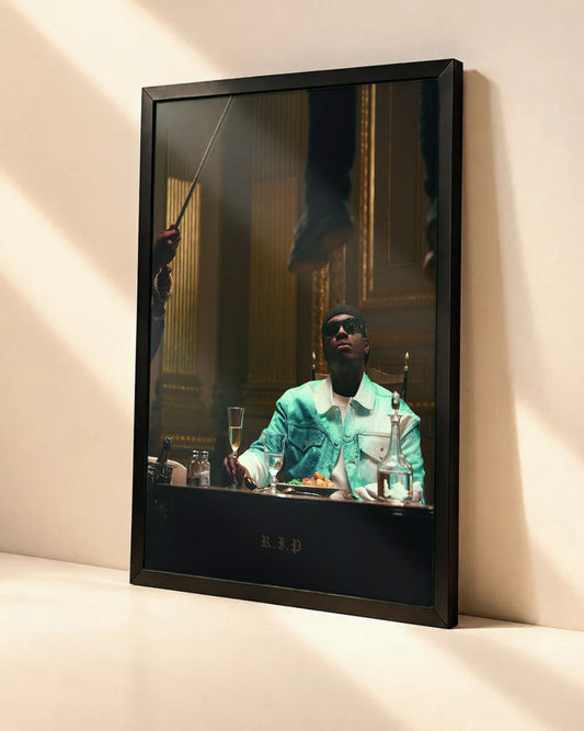 Poster Werenoi – Carré dans un cadre noir, vue en angle