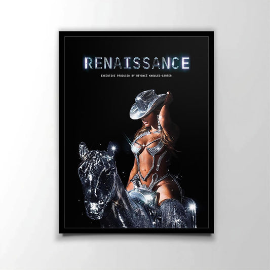 Poster officiel de l'album "Renaissance" (2022) de la chanteuse américaine Beyonce. Parfait pour les fans de RnB.