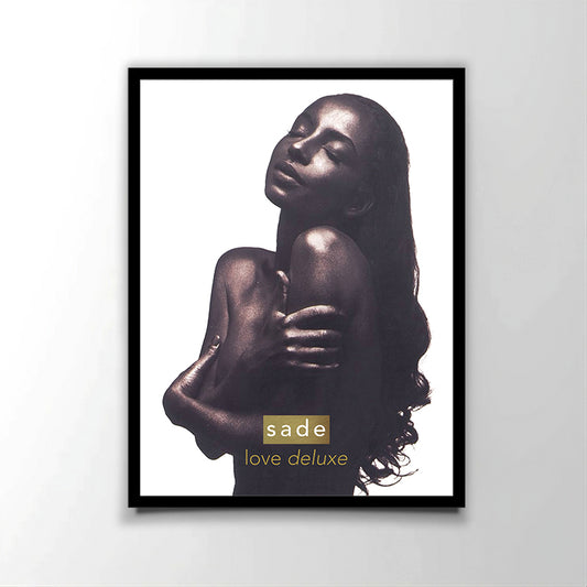 Poster officiel de l'album "Love Deluxe" (1992) de la chanteuse et du groupe Sade. Parfait pour les fans de Soul.