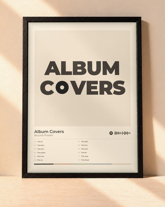 Poster album personnalisé