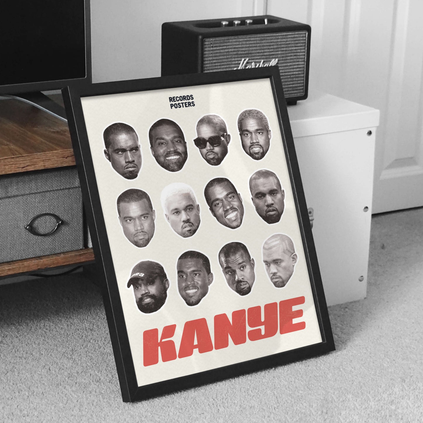 Kanye West - Big Head Poster