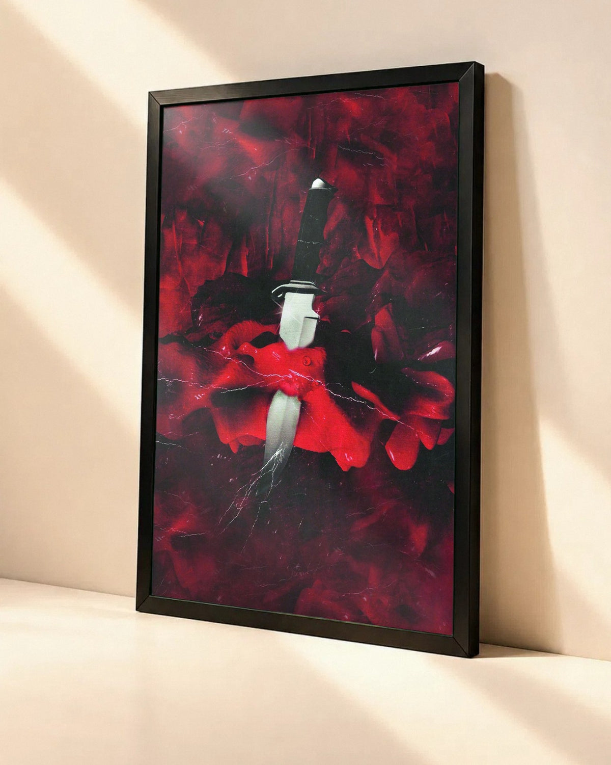 Poster 21 Savage & Metro Boomin – Savage Mode dans un cadre noir, vue en angle