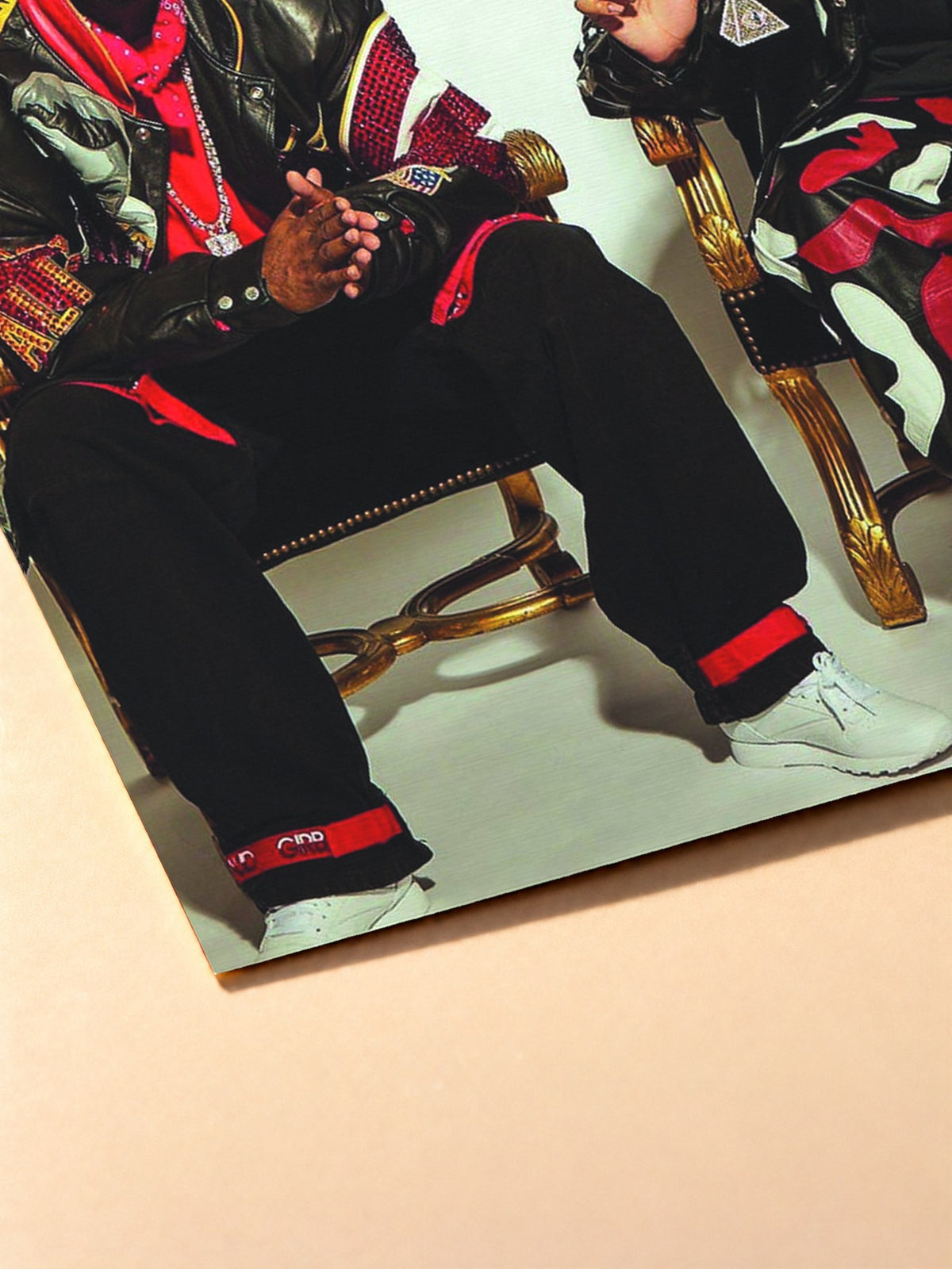 Gros plan sur l'impression du poster 21 Savage & Metro Boomin – Savage Mode II