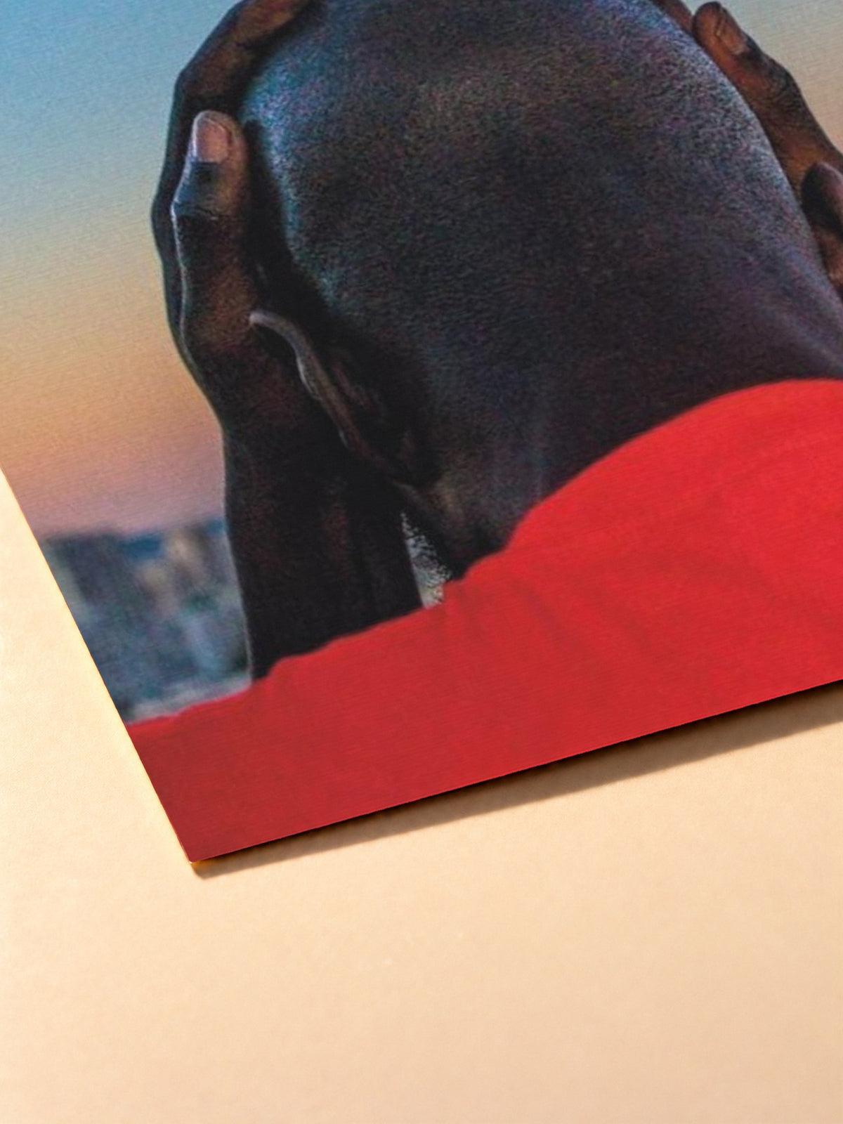 Gros plan sur l'impression du poster Alpha Wann – UMLA