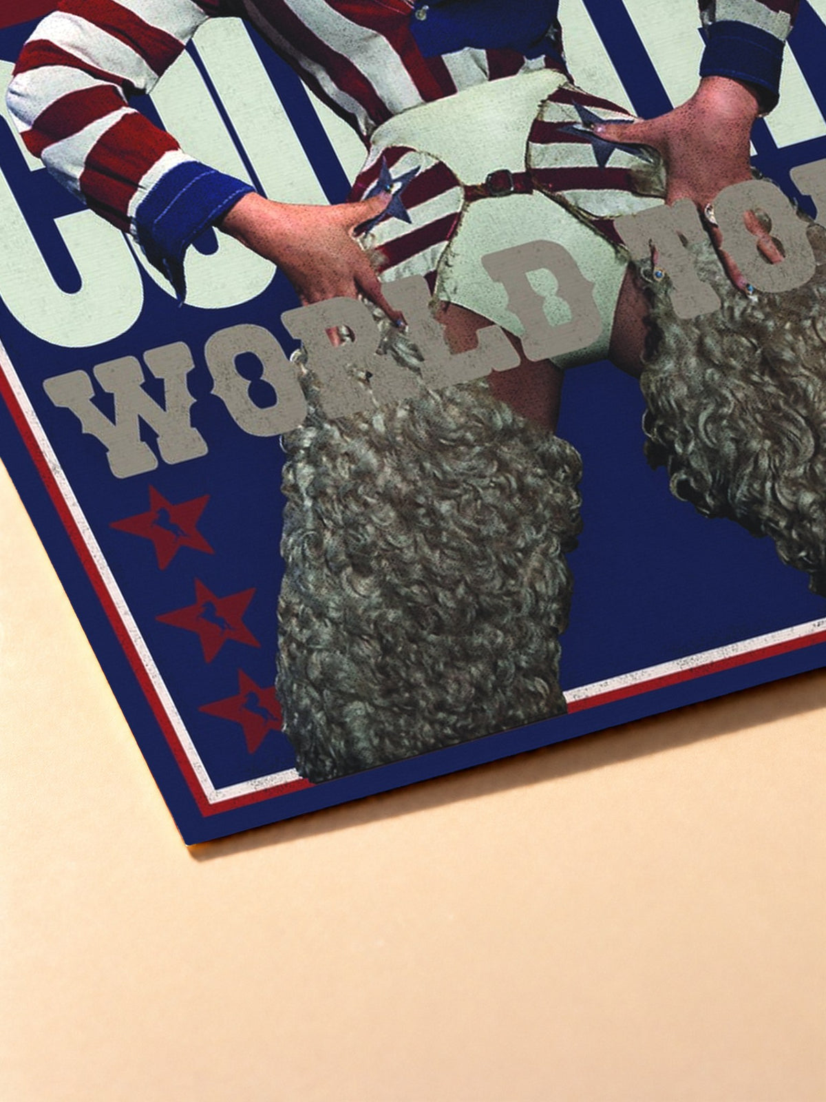 Gros plan sur l'impression du poster Beyoncé – Cowboy Carter