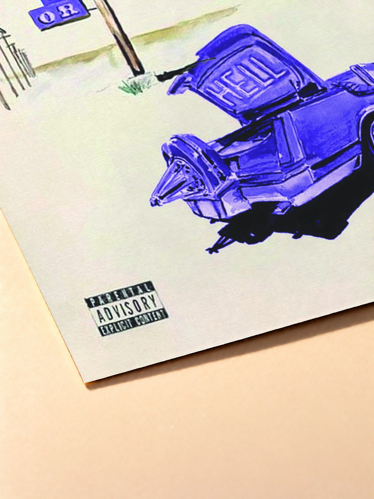 Gros plan sur l'impression du poster Don Toliver – After Party