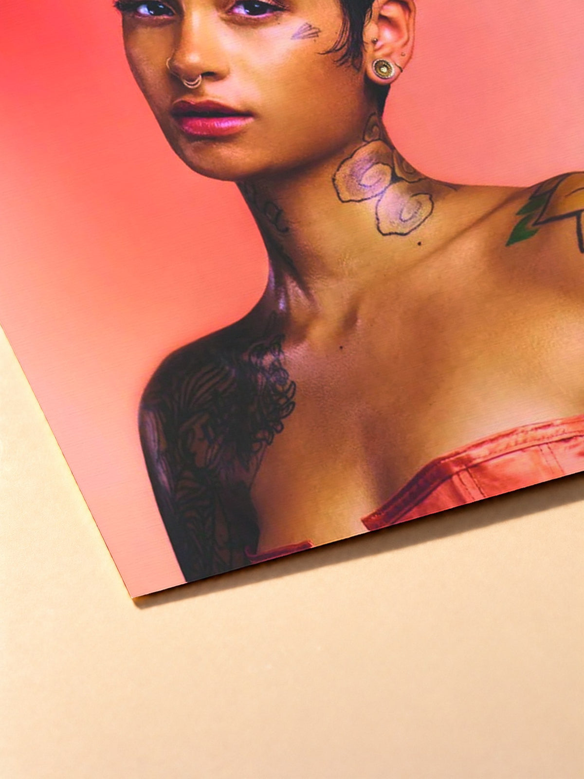 Gros plan sur l'impression du poster Kehlani – SweetSexySavage