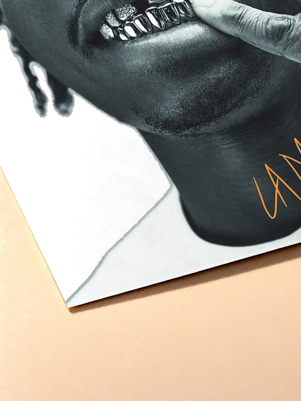 Gros plan sur l'impression du poster La Mano 1.9