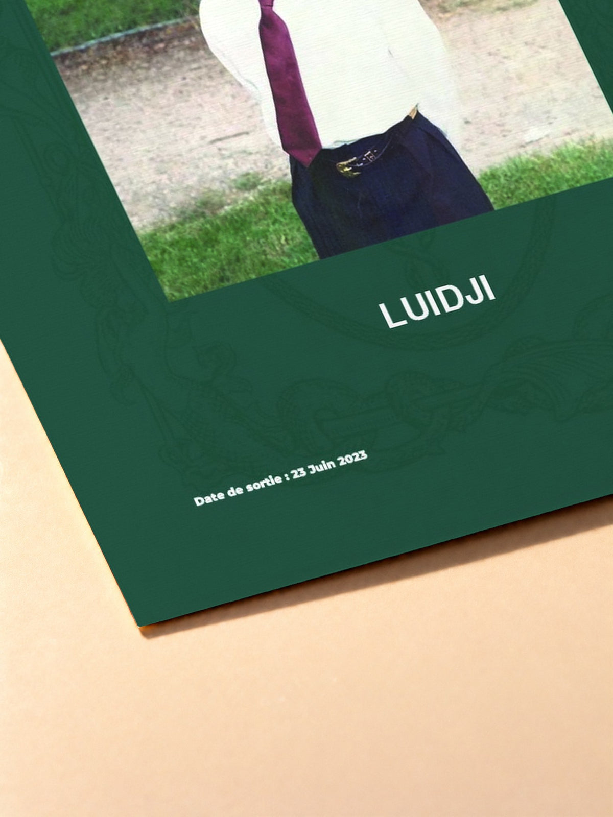 Gros plan sur l'impression du poster Luidji – Saison 00