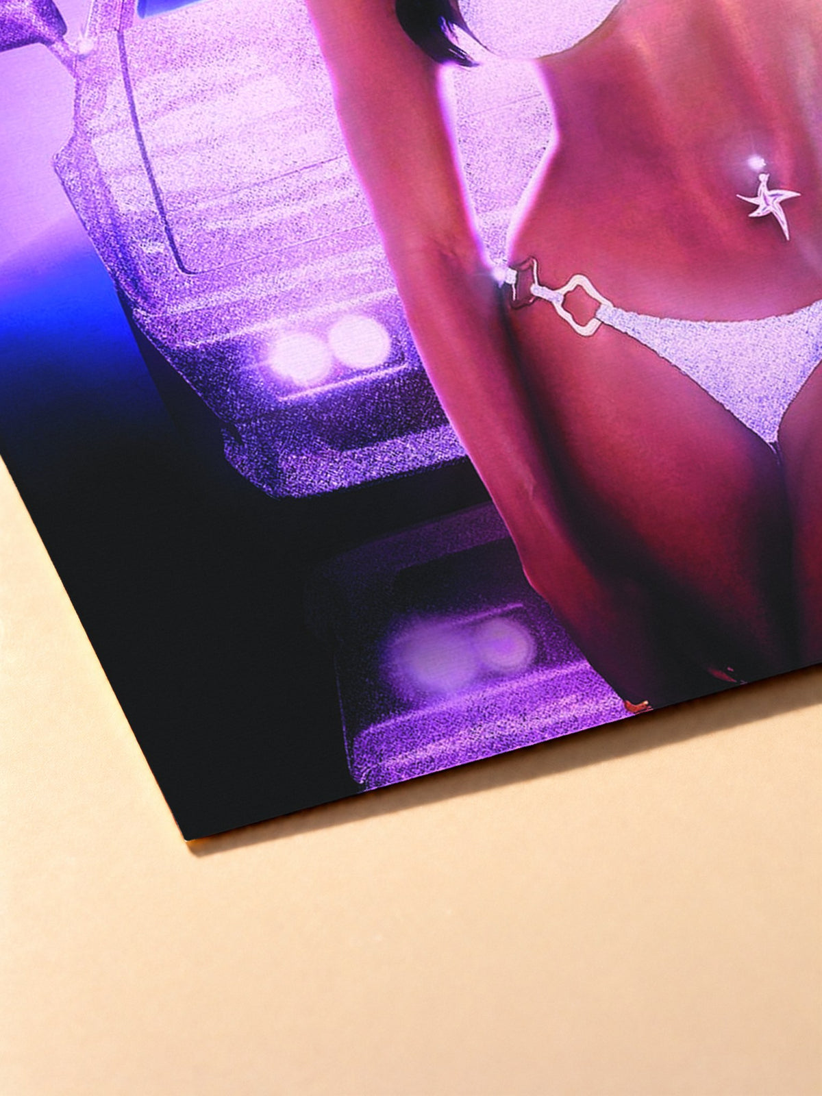 Gros plan sur l'impression du poster Normani – Candy Paint