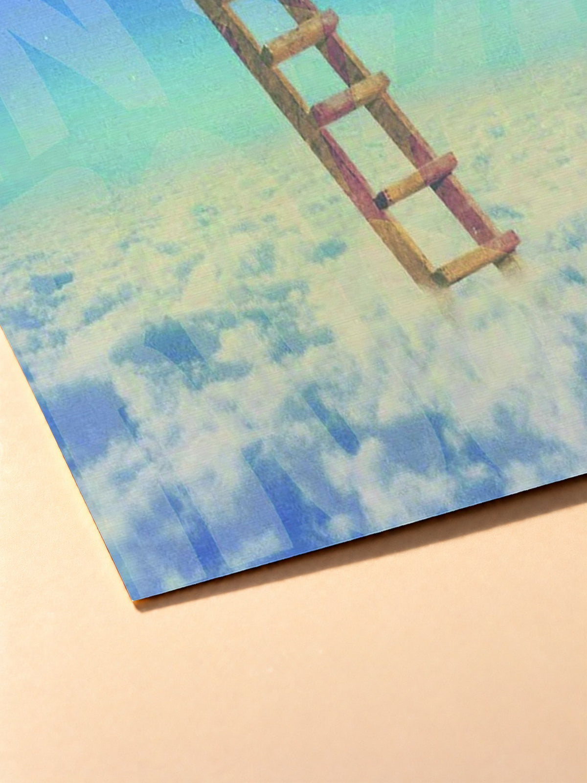 Gros plan sur l'impression du poster Travis Scott – Highest In the Room