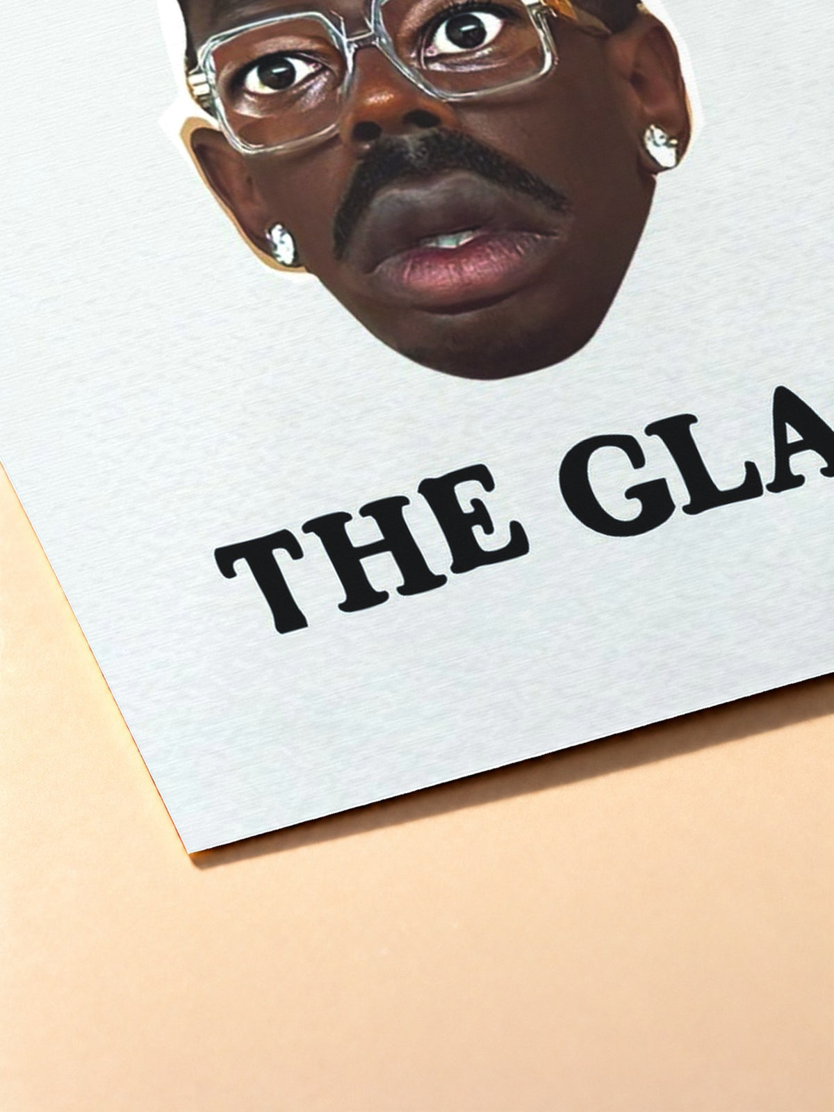 Gros plan sur l'impression du poster Tyler, The Creator – Don't Tap The Glass